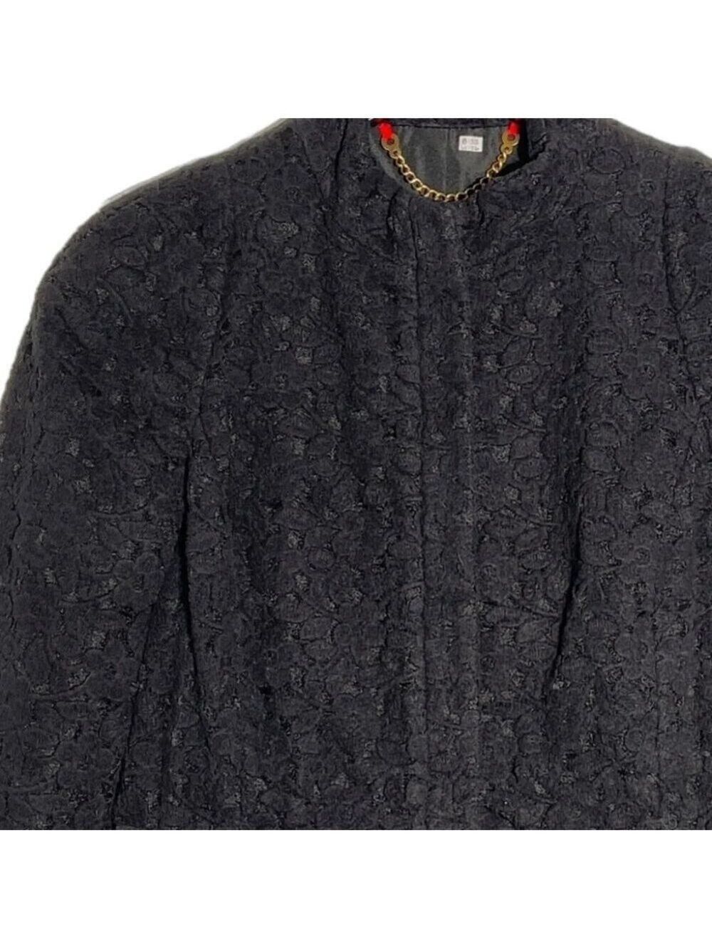 Marc by Marc Jacobs Floral Lace Crochet Bomber Jacket - Picture 7 of 7